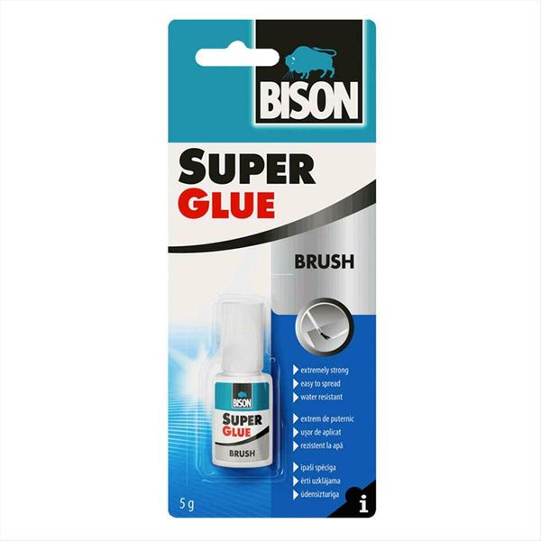 Κόλλα Στιγμής με Πινέλο Super Glue 5gr 26532 Bison