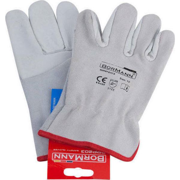 Γάντια Δερμάτινα Οδηγών Λευκό XL / 10" BPP216 Bormann 015963