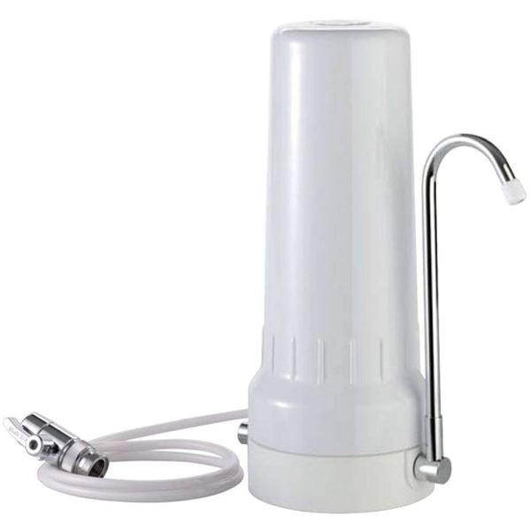 Συσκευή Φίλτρου Νερού Άνω Πάγκου Καμπάνα Λευκή Atlas Filtri 10"