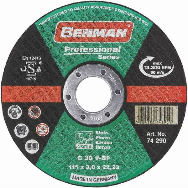 Δίσκος Κοπής Μαρμάρου 115mm 74290 Benman