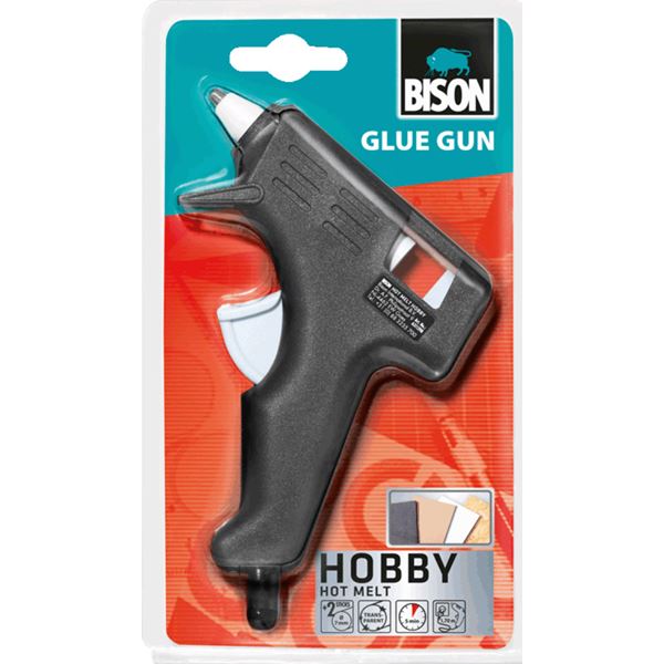 Πιστόλι Θερμικής Σιλικόνης Glue Gun Hobby 20 Watt 24836 Bison