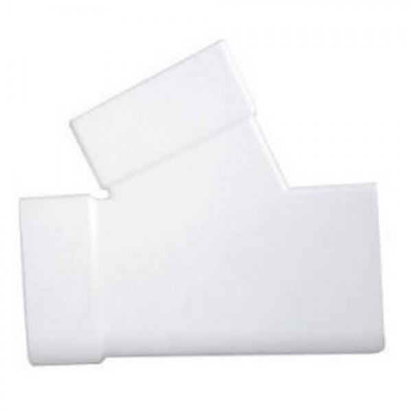 Ημιτάφ Αποχέτευσης PVC Λευκό 6x10 Πλάγιο Drivaplast