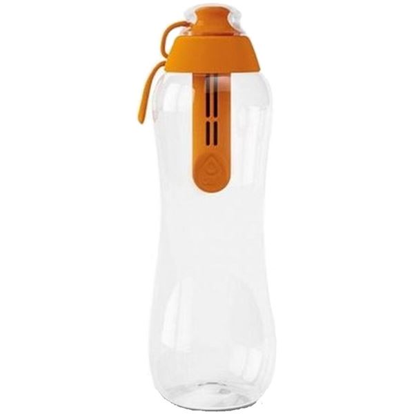 Μπουκάλι Νερού Πορτοκαλί με Φίλτρο 500ml 33-DA-01ORA Ecolife Dafi
