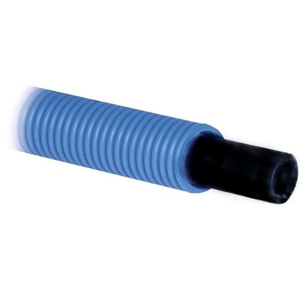 Σωλήνας Δικτυωμένου Πολυαιθυλενίου - Τουμπόραμα Ύδρευσης & Θέρμανσης "Palatherm PEX" PE-Xb Μαύρο με Επενδεδυμένο Σπιράλ Προστασίας  Μπλε Y823 & Y820 Palaplast
