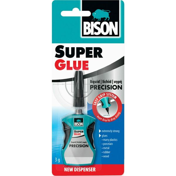 Κόλλα Στιγμής Super Glue Liquid Precision 3g 6314579 Bison