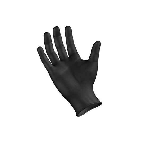 Γάντια Νιτριλίου Μιας Χρήσεως Μαύρο 100τεμ Bormann Pro