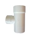 Ταφ Συστολικό Αποχέτευσης PVC Λευκό Φ100/Φ75 Drivaplast