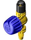 Μικροεκτοξευτήρας Ρυθμιζόμενος Idra Spray 90° 0-119lt/h - 0-3.3m Διάμετρος Μαύρο Teco