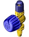 Μικροεκτοξευτήρας Ρυθμιζόμενος Idra Spray 180° 0-119lt/h - 0-3.5m Διάμετρος Μπλε 200105 Teco