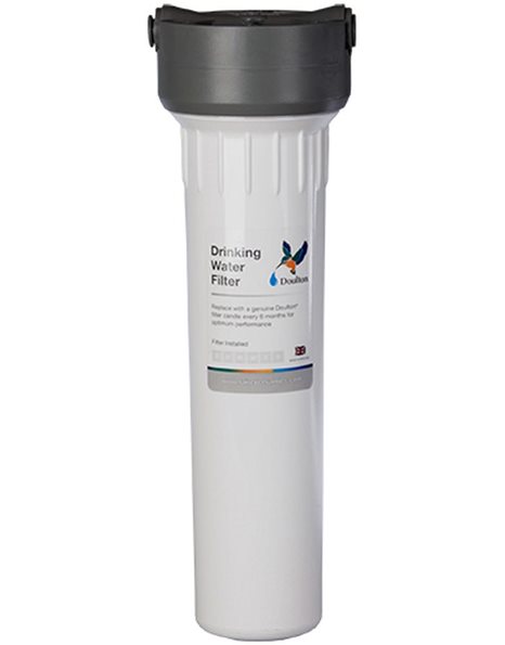 Συσκευή Φίλτρου Νερού Κάτω Πάγκου 3/8" HIP Σετ με Βρυσάκι & Άνθρακα Ultracarb® 0,5μm Doulton      