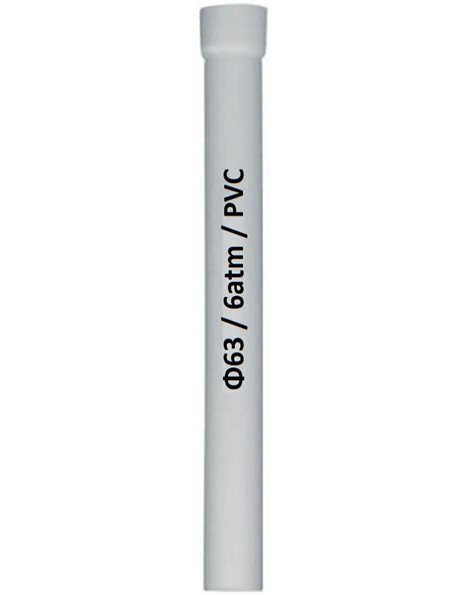 Σωλήνας Αποχέτευσης PVC Λευκή 6 Αtm Drivaplast