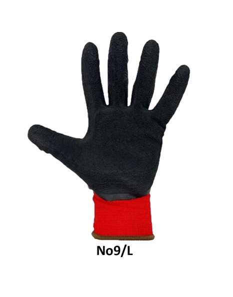 Γάντια Εργασίας Νιτριλίου Κόκκινα 56g Cresman