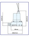 Αντλία Νερού Υποβρύχια Σεντίνας για Σκάφος 24V/DC Φ19 - 400Gal/h 02301 TMC