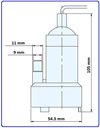 Αντλία Νερού Υποβρύχια Σεντίνας για Σκάφος 12V/DC Φ9/Φ11 - 160Gal/h 04302 TMC