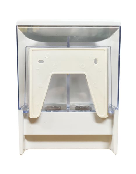 Dispenser - Σαπουνοθήκη 600ml Τοίχου Διπλή 2 x 300ml E-1098 Sidirela