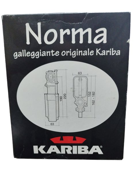 Φλοτέρ για Καζανάκια Τ. Κασετίνα 1/2" Norma 300385 Kariba